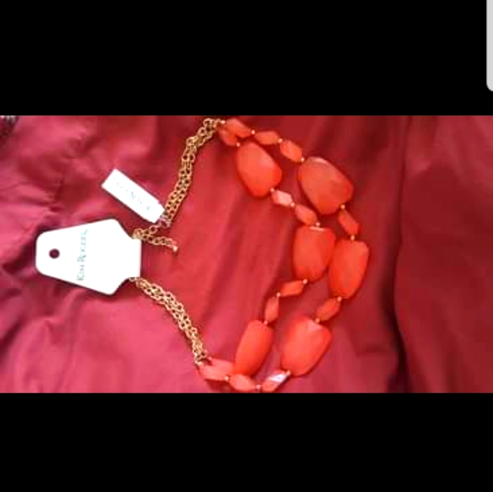 Kim Rogers double layer pebble necklace